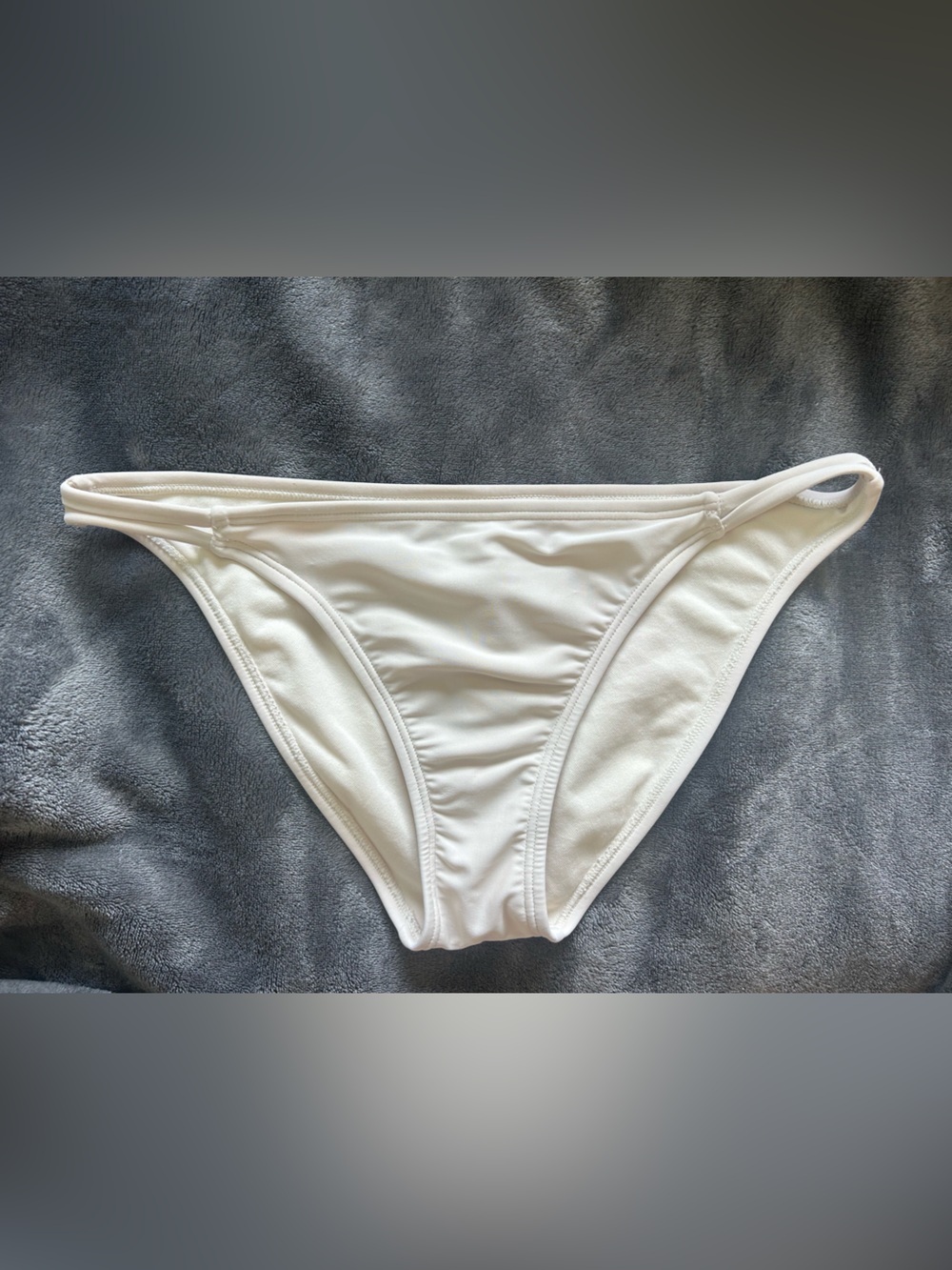 Xhilaration Cream High-Cut Bikini Bottom
